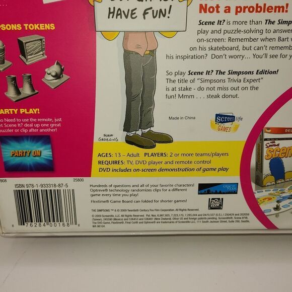 SCENE IT? Deluxe Simpsons Edition‎ - Picture 4 of 7